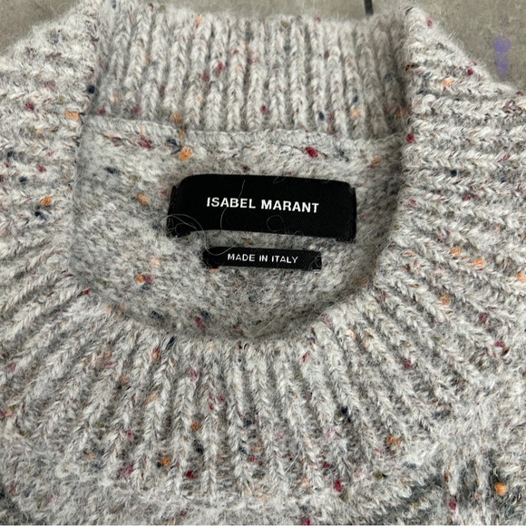 isabel marant elson knitted jumper pullover sweater gray size 36 or small - Picture 8 of 8